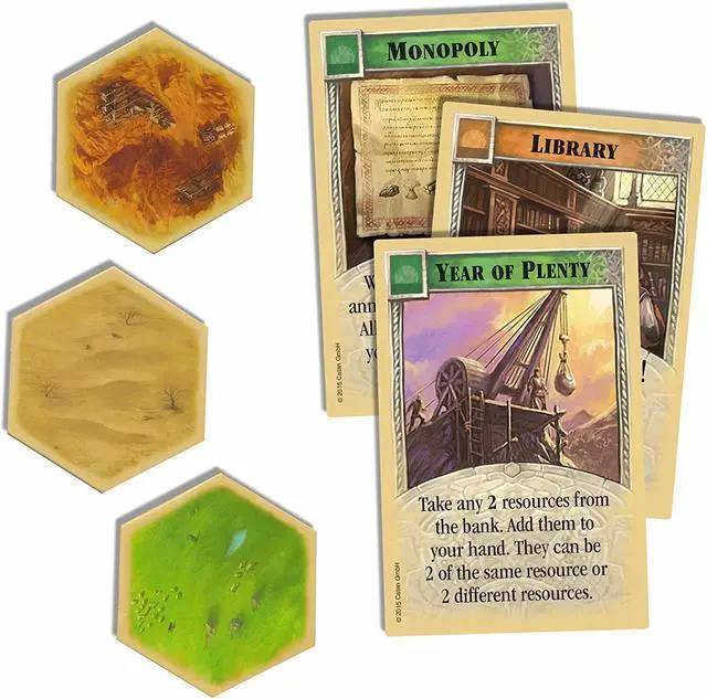 Alt view image 4 of 6 - Catan The Board Game 5th Edition Trade Build Settle [Board Game, 3-4 Players]