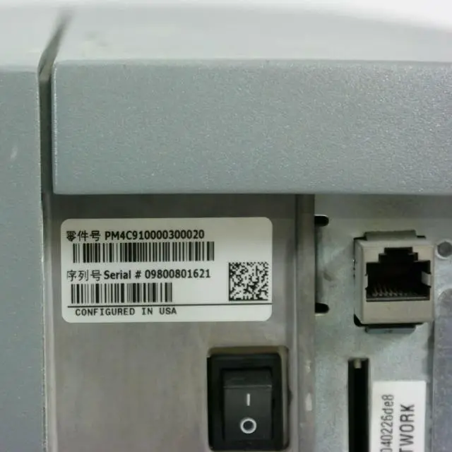 Alt view image 5 of 7 - Intermec EasyCoder PM4i PM4C910000300020 Thermal Transfer Label Printer LAN USB with Power Cord
