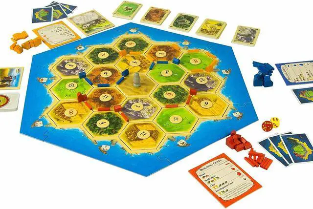 Alt view image 5 of 6 - Catan The Board Game 5th Edition Trade Build Settle [Board Game, 3-4 Players]