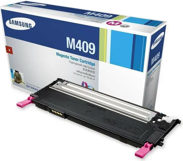 Alt view image 2 of 3 - GENUINE NEW Samsung CLT-M409S Magenta Toner M409