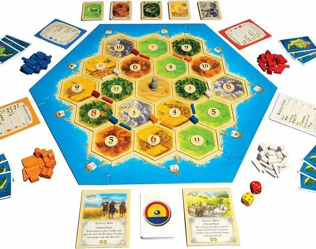 Alt view image 6 of 6 - Catan The Board Game 5th Edition Trade Build Settle [Board Game, 3-4 Players]