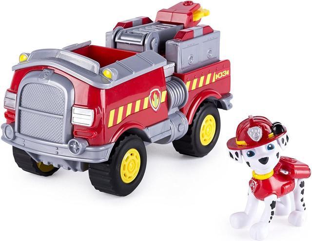 Paw patrol marshall's fire truck vehicle hot sale and figure