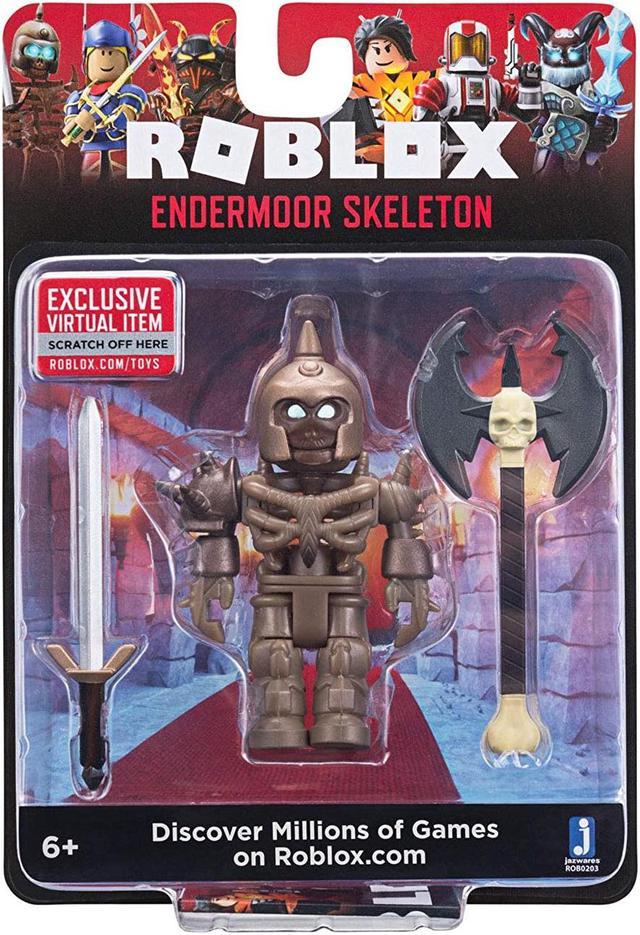 Roblox Endermoor Skeleton 2.75 Inch Figure with Exclusive Virtual Item Code  