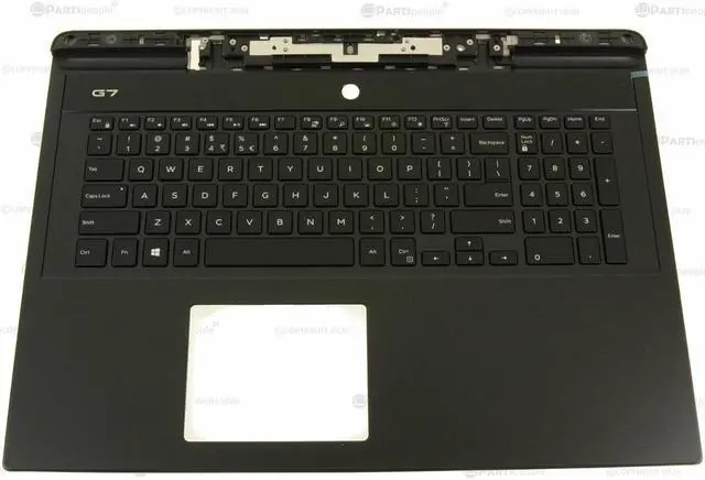 Alt view image 7 of 13 - US INTL Dell OEM G Series G7 7790 Palmrest Backlit Laptop Keyboard N1D11