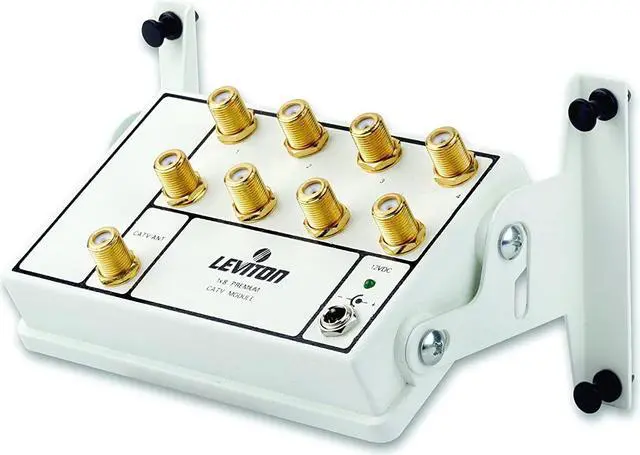 Main image of Leviton 47693-8P 1x8 Premium Amplified CATV Module