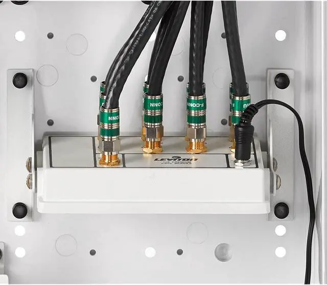 Alt view image 2 of 3 - Leviton 47693-8P 1x8 Premium Amplified CATV Module