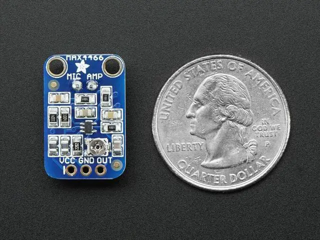 Alt view image 4 of 4 - Adafruit Electret Microphone Amplifier - MAX4466 with Adjustable Gain [ADA1063]