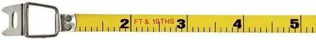 Alt view image 2 of 6 - KESON ST101003X 100 ft Engineer's Tape Measure, 3/8 in Blade