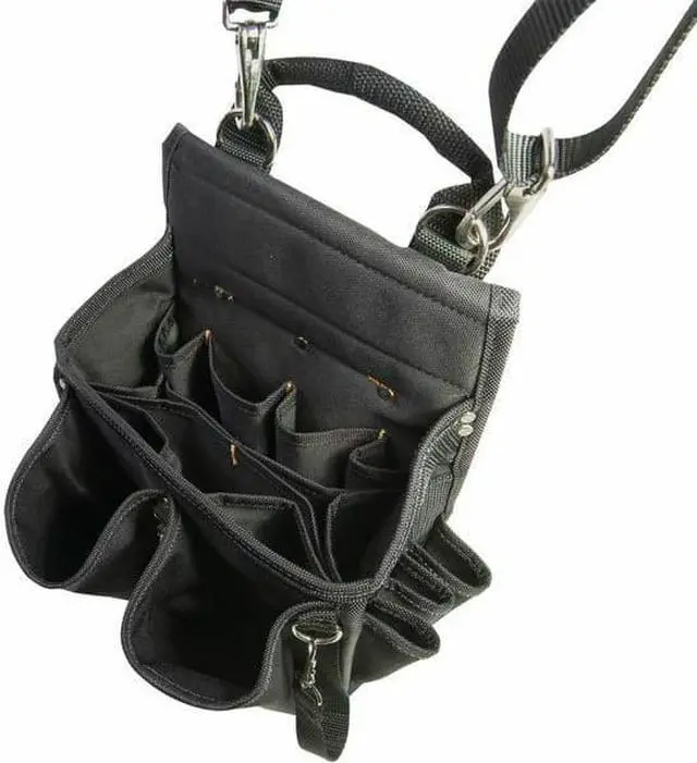 Alt view image 2 of 7 - Clc Electricians Tool Pouch Black  Ballistic Polyester  5508