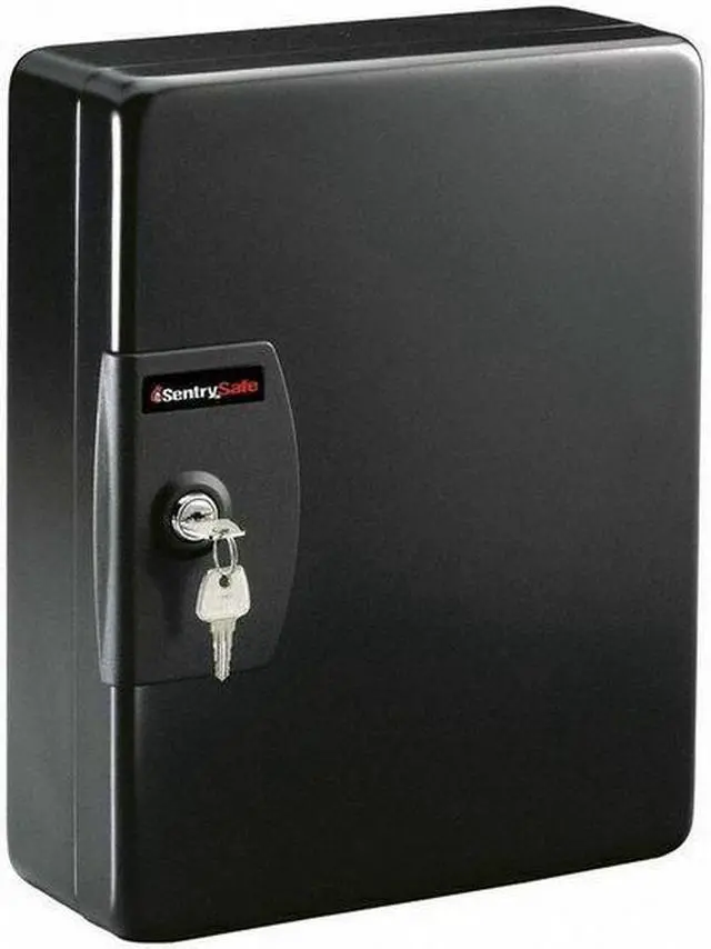 Alt view image 3 of 3 - SENTRY SAFE KB-50 Key Box,Wall Mount,Steel,Gloss,Black