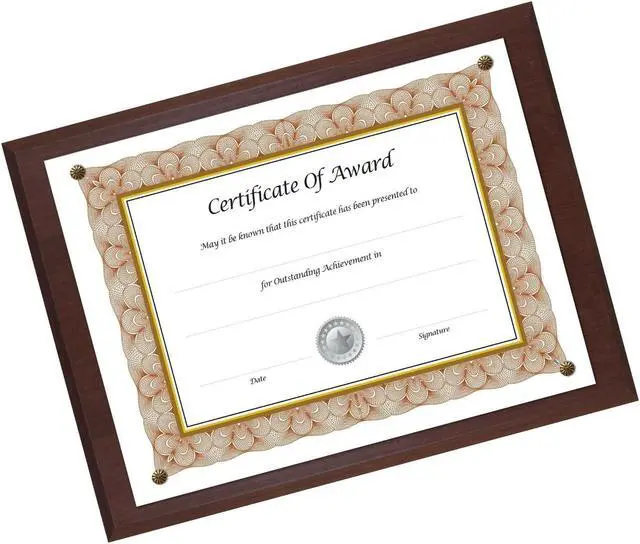 Alt view image 3 of 4 - NUDELL 18813M Award-A-Plaque Mahogany