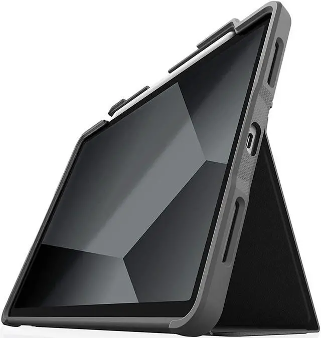 Alt view image 5 of 12 - STM Dux Plus, Ultra-Protective case for iPad Air 4th Gen- Black (stm-222-286JT-01)