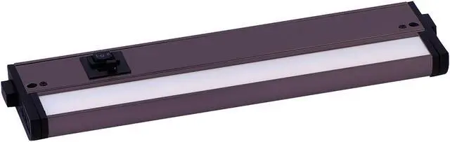 Alt view image 2 of 3 - Maxim 89893BZ 12 in. CounterMax MX-L-120-3K Basic 2700-4000K LED Under Cabinet, Bronze