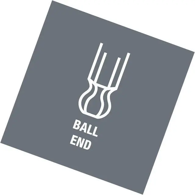 Alt view image 4 of 6 - Wera Ball End Hex Key,Metric,6mm Tip Size  05022612001