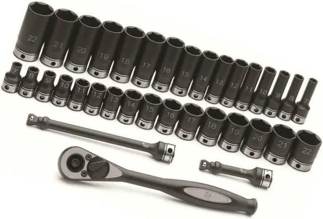Main image of Grey Pneumatic 3/8 In. Drive 35 Pc. Metric Duo-Socket Set 81635Mrd New