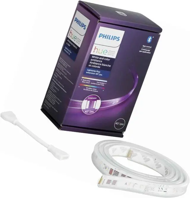Alt view image 2 of 5 - Philips Hue 555326 White & Color Ambiance LED Lightstrip Extension 40"
