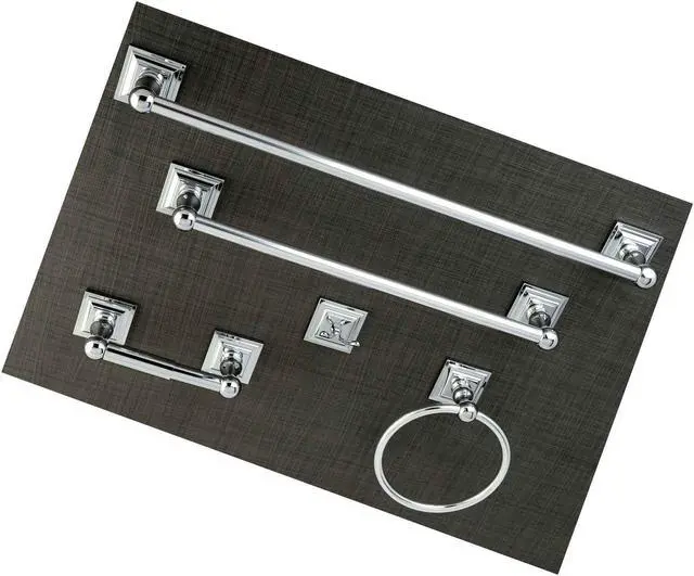Alt view image 3 of 6 - Kingston Brass BAHK3212478SN Bathroom Accessory Combo, Satin Nickel