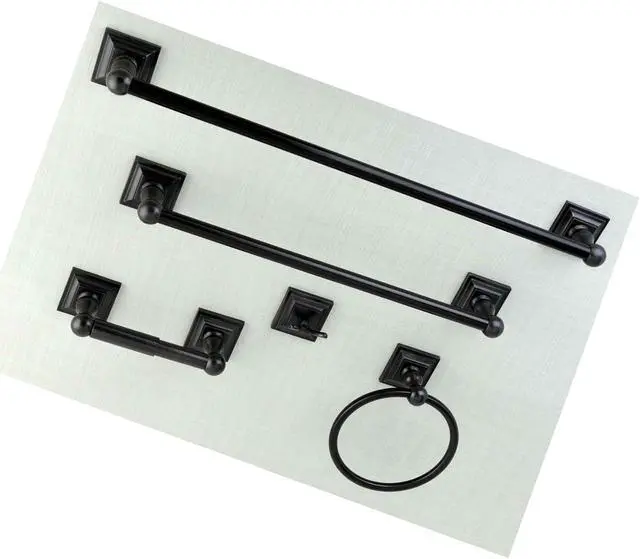 Alt view image 4 of 6 - Kingston Brass BAHK3212478SN Bathroom Accessory Combo, Satin Nickel