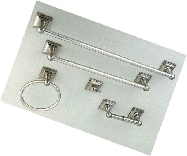 Alt view image 5 of 6 - Kingston Brass BAHK3212478SN Bathroom Accessory Combo, Satin Nickel