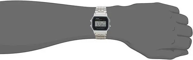 Alt view image 4 of 10 - Casio A159W-N1Df Classic Digital Bracelet Watch