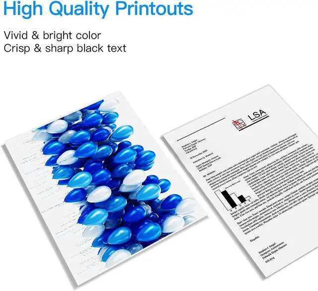 Alt view image 5 of 6 - Ink Cartridge Replacement For Epson 202Xl 202 Xl T202Xl For Expression Home Xp-5100 Workforce Wf-2860 Printer (1 Black, 1 Cyan, 1 Magenta, 1 Yellow, 4 Pack)
