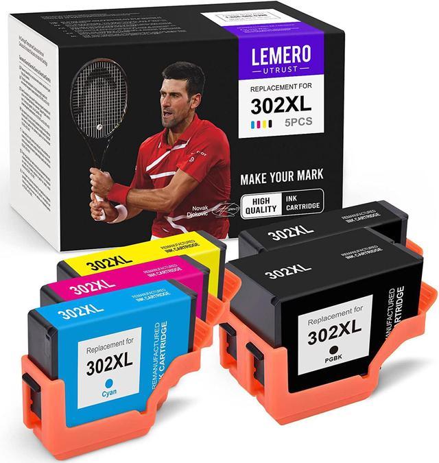 Ink Cartridge Replacement For Epson 302Xl 302 Xl T302 T302Xl Use With Epson  Expression Premium Xp-6100 Xp-6000 (Black, Photo Black, Cyan, Magenta, .. 