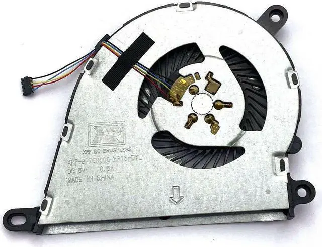 Alt view image 2 of 5 - Cpu cooling fan for HP 15-DY 15s-FQ 14-DQ 14S-DQ 15-EF L68134-001 15-dy1xxx