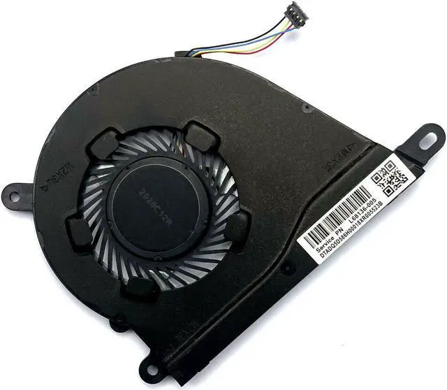 Alt view image 3 of 5 - Cpu cooling fan for HP 15-DY 15s-FQ 14-DQ 14S-DQ 15-EF L68134-001 15-dy1xxx