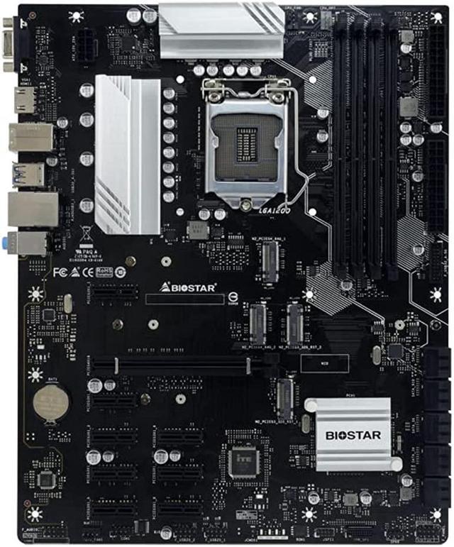 【初売り】 Intel with board mining DUO TZ590-BTC Biostar LGA CPU 1200 マザーボード