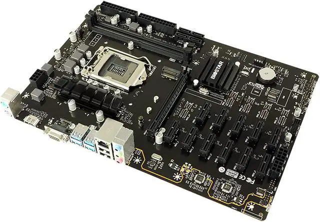 Alt view image 9 of 14 - Biostar TB360-BTC PRO 2.0 version 6.x -12 X Pci-E 3.0 Usb 3.1 Intel Btc Mine Board For Cryptocurrency Mining (Btc) - (The latest version and new packaging of TB360-BTC PRO)