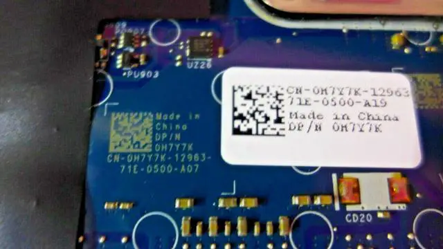 Alt view image 11 of 11 - Dell OEM Latitude E7270 Motherboard System Board  i5 2.4GHz H7Y7K