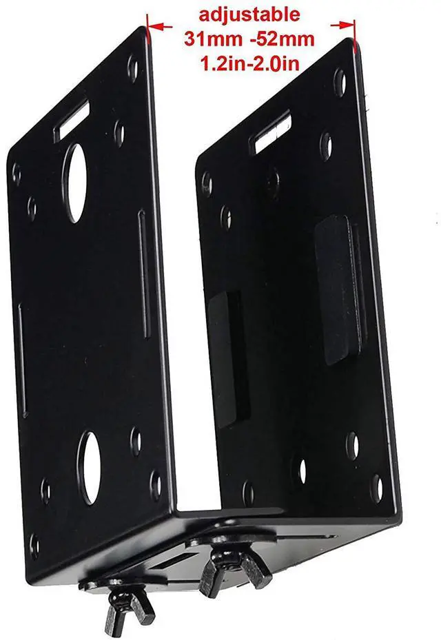 Alt view image 17 of 20 - VideoSecu Small Device Mount for some Blu-ray Disc/DVD Player, DVR, Digital Media Player, TV Cable Box, AV Components, Gaming Console, Modems Holder Shelf 1WM
