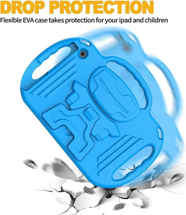 Alt view image 6 of 7 - New Kids Case For Fire Hd 10 & Fire Hd 10 Plus Tablet (11Th Generation,2021 Release), Fire Hd 10 Case, With Shoulder Strap, Shockproof Handle Stand Case F