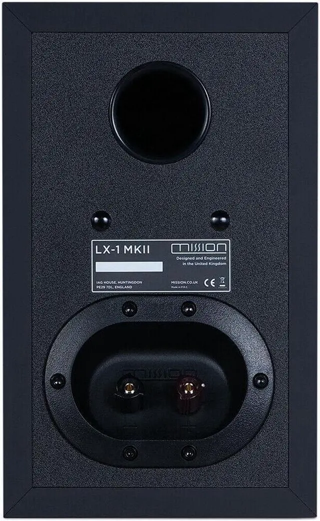 Alt view image 18 of 18 - Mission LX1MKIIBK LX-1 MKII 2-Way Bookshelf Speaker - Lux Black