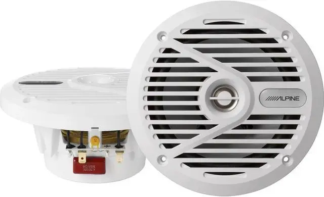 Alt view image 3 of 13 - Alpine SPS-M601W 6.5” Coaxial 2-Way Marine Speaker – White