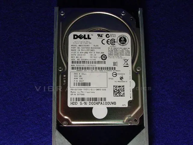 Alt view image 7 of 11 - Dell-IMSourcing U706K DS 300 GB Hard Drive - 2.5" Internal - SAS (6Gb/s SAS)