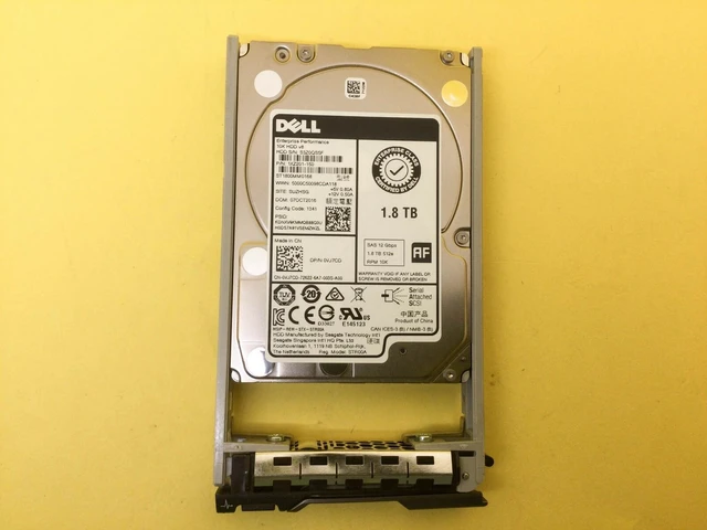 Main image of (NOT FOR HOME PC!) VJ7CD DELL 1.8TB 10K 12Gbps SAS 2.5'' ENT HARD DRIVE 0VJ7CD ST1800MM0168