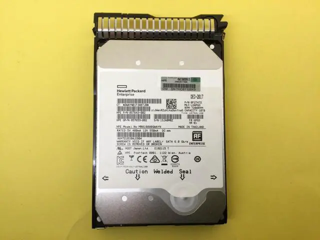 Main image of 857648-B21 HPE 10TB SATA 6G 7.2K LFF SC 512E HDD 857967-001