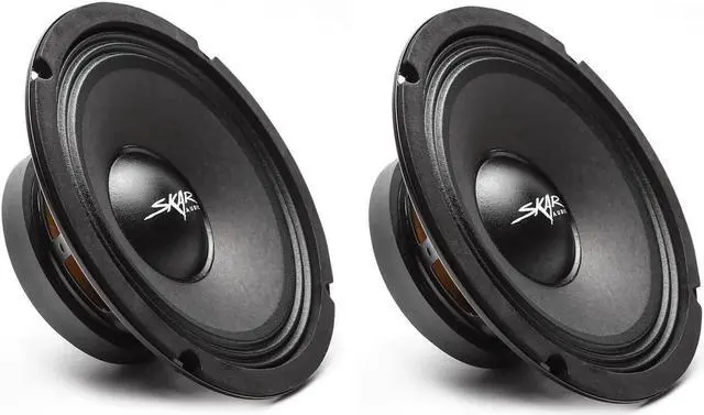 Alt view image 6 of 10 - (2) Skar Audio FSX8-4 350-Watt 8-Inch 4 Ohm MID-Range Loudspeakers - 2 Speakers