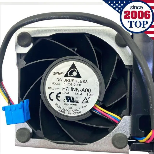 Alt view image 3 of 5 - Cpu cooling fan for Dell PowerEdge R520 Server Assembly 1KVPX US Stock