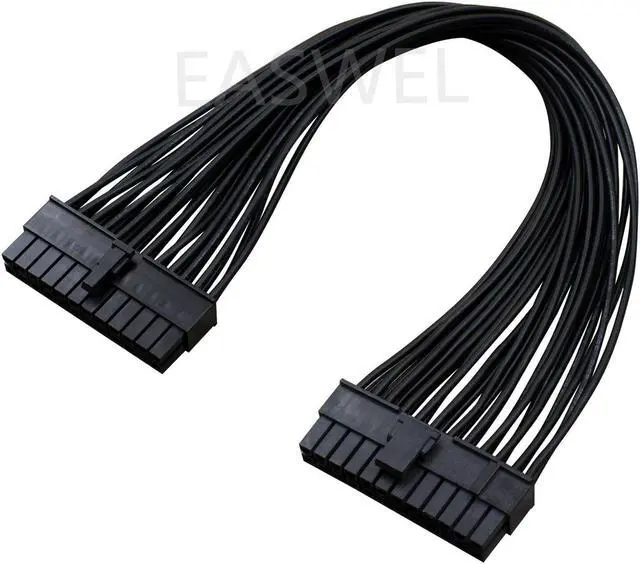 Alt view image 2 of 3 - Atx 24Pin To 20+4Pin Power Cable Psu 20 Pin Male Convert To 24Pin Male Usps