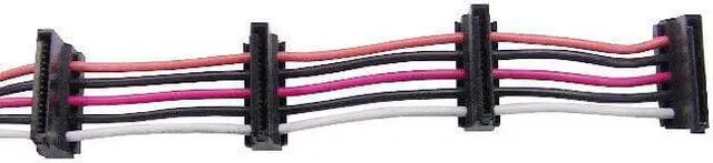 Alt view image 8 of 10 - New Dell OEM PowerEdge T110 2 SATA to 4 SATA Transition Splitter Cable 2KVW5