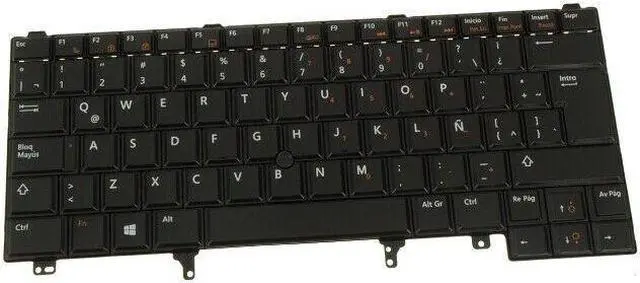 Alt view image 5 of 6 - Spanish Dell OEM Latitude E6430 E5430 E6330 Non-Backlit  Laptop Keyboard K202P