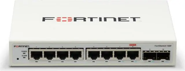 Alt view image 2 of 6 - Fortinet FortiSwitch FS-108F Switch Network Gigabit Ethernet 8 port 2 x Ge SFP