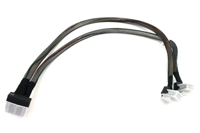 Alt view image 10 of 10 - DELL Mjcp4 Mini Sas Cable Motherboard Pcie X8 To Backplane For Poweredge R720 Server