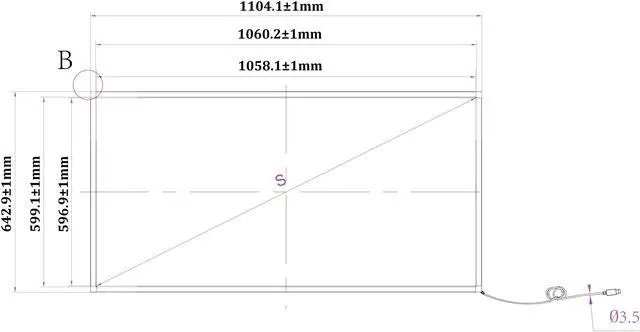 Alt view image 2 of 5 - 48 Inch 10 Points Infrared IR Multi Touch Screen Overlay Frame Panel USB Free Driver
