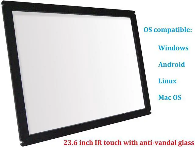 Main image of 23.6 Inch Multi Points IR Touch Screen Infrared Touch Panels Overlay USB Free Driver HID Compatible