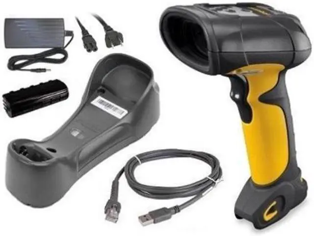 Alt view image 4 of 4 - Symbol DS3578-HD Laser 1D 2D Barcode Wireless Bluetooth Scanner Imager DS3578 Series industrial barcode scanning code gun Scanner with usb cable and base and power adapters