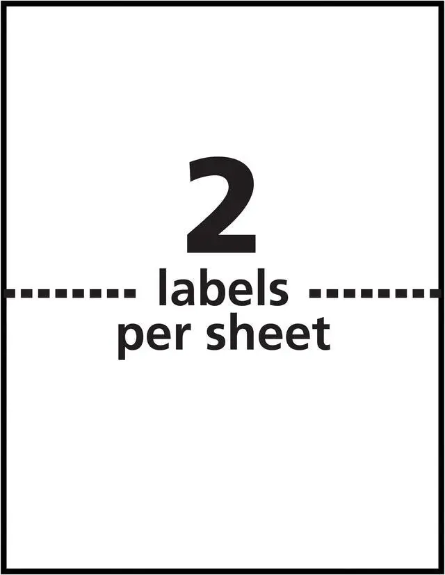 Alt view image 3 of 18 - Avery AVE95526 LABEL,MAIL,WTHRPRF,1000BX, COLOR: WHITE - 95526