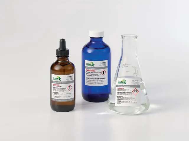 Alt view image 12 of 15 - Avery UltraDuty GHS Chemical Labels for Laser Printers, Waterproof, UV Resistant, 2 x 2, 600 Pack (60506)